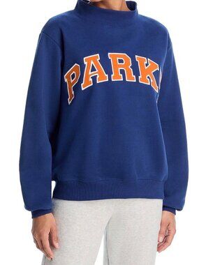 Parke Varsity Mockneck Sweatshirt in the "Denim + Creamsicle" (RARE)